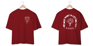 Nome do produtoCamiseta Oversized The Maine - My Best Habit