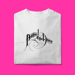 Nome do produtoCamiseta Oversized Panic! At The Disco