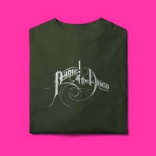 Nome do produtoCamiseta Oversized Panic! At The Disco