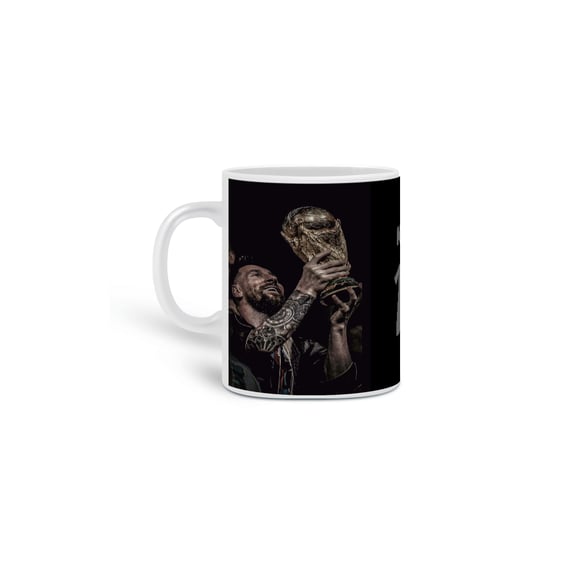 Caneca Messi premium edição Copa do mundo