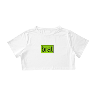 Nome do produto Cropped Charli XCX - brat