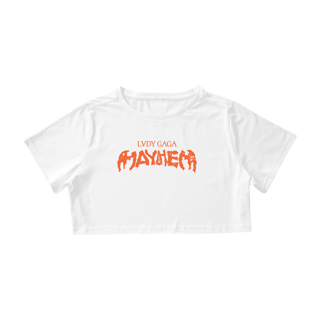 Nome do produto Cropped Lady Gaga - Mayhem Logo
