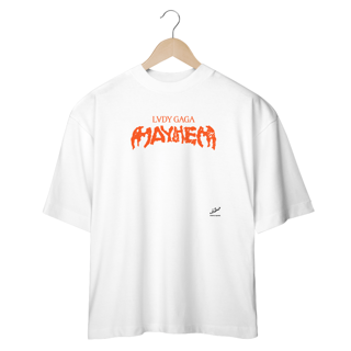 Nome do produto Camiseta Oversized Lady Gaga - Mayhem Logo