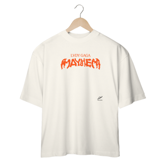 Nome do produto Camiseta Oversized Lady Gaga - Mayhem Logo