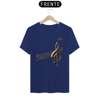 Nome do produtoCamiseta Premium Masculina Algodão Pima Estampada Musical Clave Sol - Estilo Sonoro