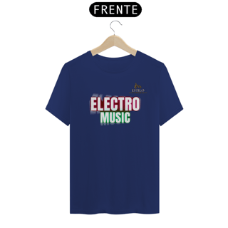 Nome do produtoCamiseta Premium Masculina Algodão Pima Estampada Musical Electro Music - Estilo Sonoro