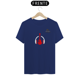 Nome do produtoCamiseta Premium Masculina Algodão Pima Estampada Musical Guitarra - Estilo Sonoro