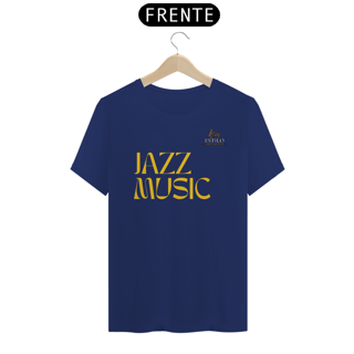 Nome do produtoCamiseta Premium Masculina Algodão Pima Estampada Musical Jazz Music - Estilo Sonoro