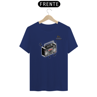 Nome do produtoCamiseta Premium Masculina Algodão Pima Estampada Musical Rádio Music - Estilo Sonoro