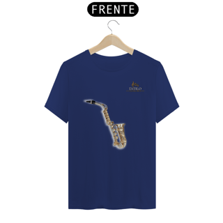 Nome do produtoCamiseta Premium Masculina Algodão Pima Estampada Musical Saxofone - Estilo Sonoro