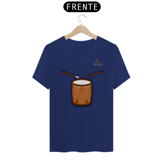 Nome do produtoCamiseta Premium Masculina Algodão Pima Estampada Musical Surdo - Estilo Sonoro