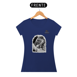 Nome do produtoCamiseta Premium Feminina Algodão Pima Estampada Musical Rock Music - Estilo Sonoro