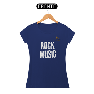 Nome do produtoCamiseta Premium Feminina Algodão Pima Estampada Musical Rock Music - Estilo Sonoro
