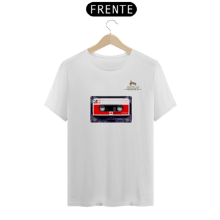 Nome do produtoCamiseta Premium Masculina Algodão Pima Estampada Musical Fita Cassete - Estilo Sonoro