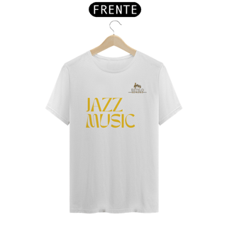 Nome do produtoCamiseta Premium Masculina Algodão Pima Estampada Musical Jazz Music - Estilo Sonoro