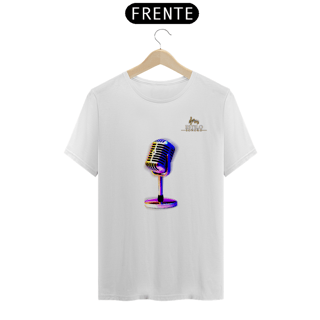 Nome do produtoCamiseta Premium Masculina Algodão Pima Estampada Musical Microfone - Estilo Sonoro