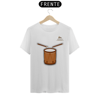 Nome do produtoCamiseta Premium Masculina Algodão Pima Estampada Musical Surdo - Estilo Sonoro