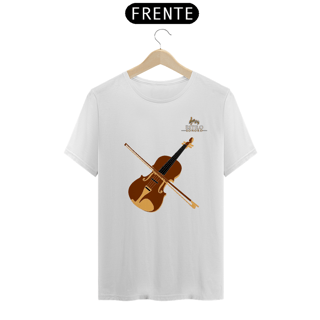 Nome do produtoCamiseta Premium Masculina Algodão Pima Estampada Musical Violino - Estilo Sonoro