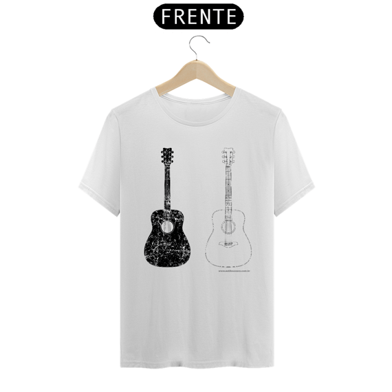 Camiseta Violão Estampada Quality