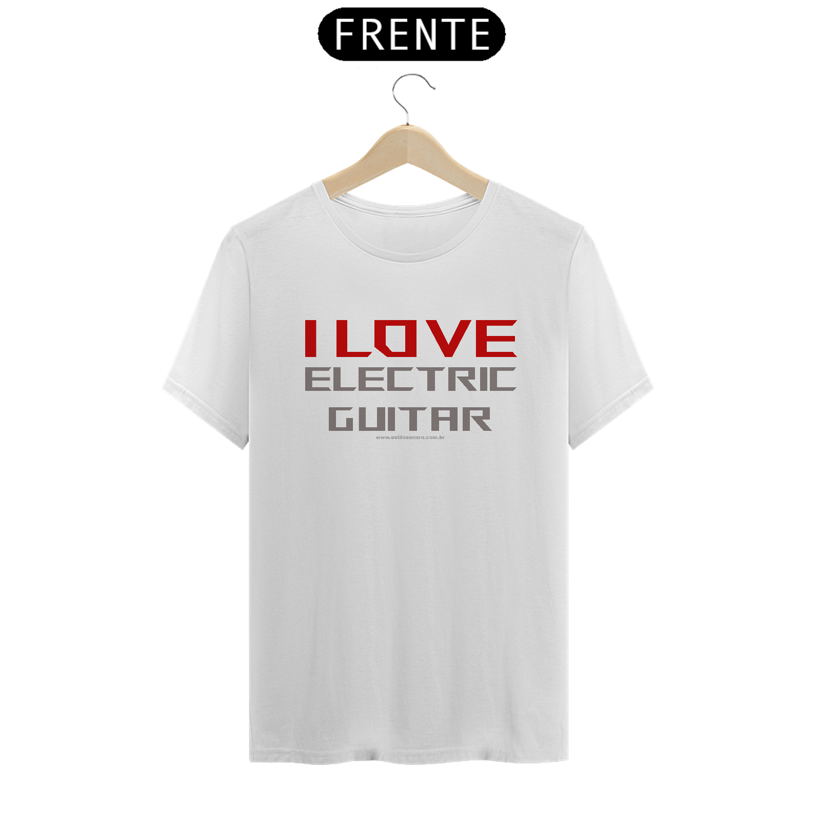 Camiseta I Love Electric Guitar Quality