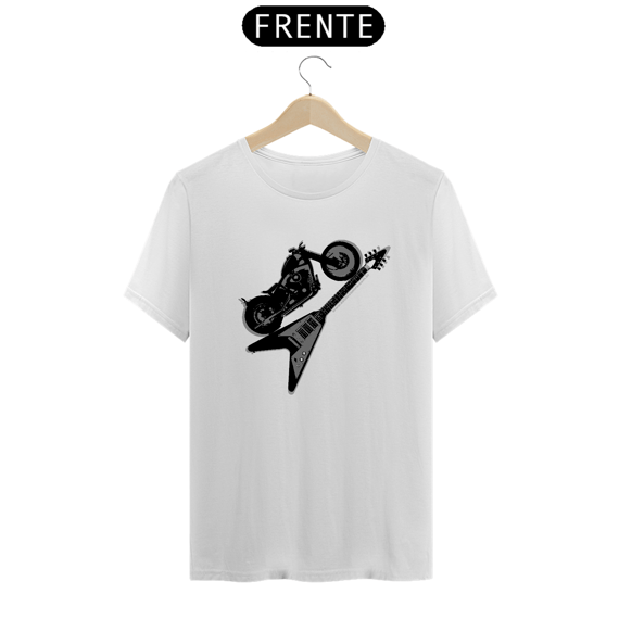 Camiseta Guitarra + Moto Quality