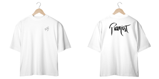 Camiseta Piano frente Pianist atrás Oversized
