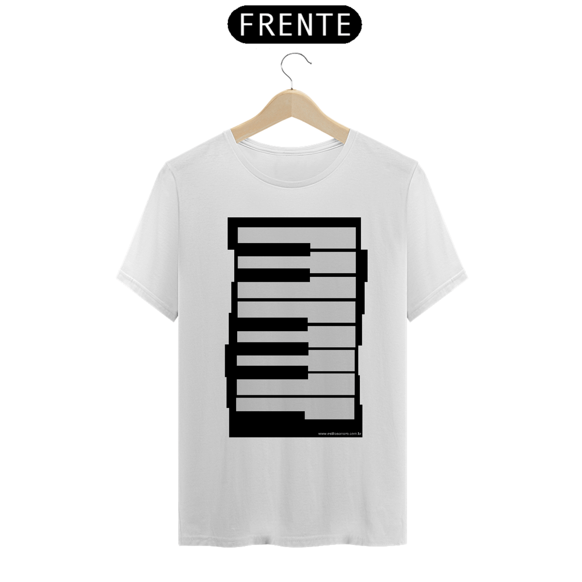 Nome do produto: Camiseta Piano Quality