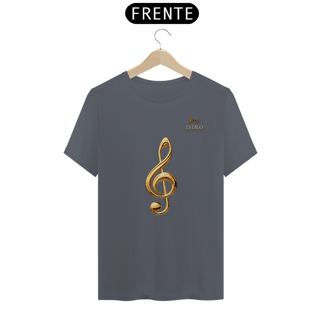 Nome do produtoCamiseta Premium Masculina Algodão Pima Estampada Musical Clave Sol - Estilo Sonoro