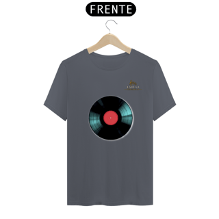 Nome do produtoCamiseta Premium Masculina Algodão Pima Estampada Musical Disco de Vinil - Estilo Sonoro