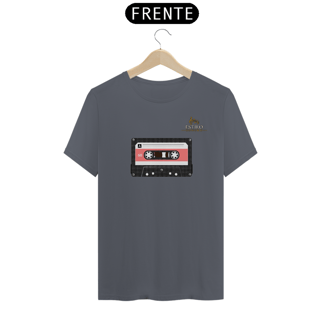 Nome do produtoCamiseta Premium Masculina Algodão Pima Estampada Musical Fita Cassete - Estilo Sonoro
