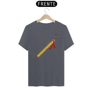 Nome do produtoCamiseta Premium Masculina Algodão Pima Estampada Musical Flauta - Estilo Sonoro