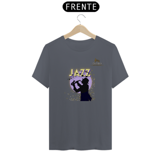 Nome do produtoCamiseta Premium Masculina Algodão Pima Estampada Musical Jazz Music - Estilo Sonoro