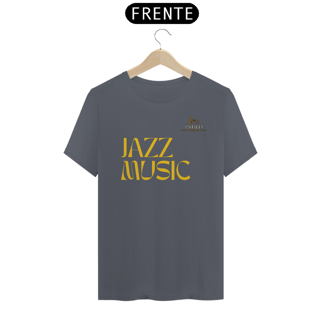 Nome do produtoCamiseta Premium Masculina Algodão Pima Estampada Musical Jazz Music - Estilo Sonoro