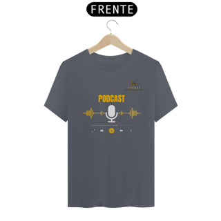 Nome do produtoCamiseta Premium Masculina Algodão Pima Estampada Musical Podcast - Estilo Sonoro