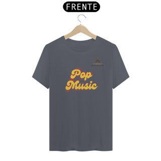 Nome do produtoCamiseta Premium Masculina Algodão Pima Estampada Musical Pop Music - Estilo Sonoro