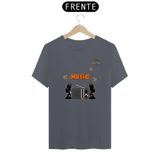 Nome do produtoCamiseta Premium Masculina Algodão Pima Estampada Musical Rádio Music - Estilo Sonoro