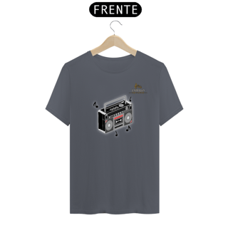 Nome do produtoCamiseta Premium Masculina Algodão Pima Estampada Musical Rádio Music - Estilo Sonoro