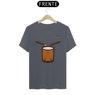 Nome do produtoCamiseta Premium Masculina Algodão Pima Estampada Musical Surdo - Estilo Sonoro