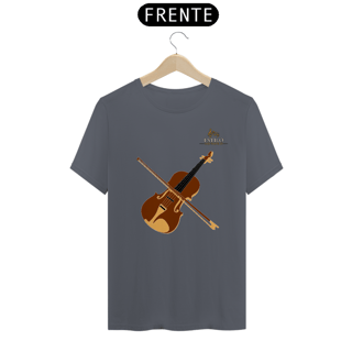 Nome do produtoCamiseta Premium Masculina Algodão Pima Estampada Musical Violino - Estilo Sonoro