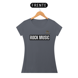 Nome do produtoCamiseta Premium Feminina Algodão Pima Estampada Musical Rock Music - Estilo Sonoro