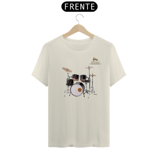 Nome do produtoCamiseta Premium Masculina Algodão Pima Estampada Musical Bateria - Estilo Sonoro