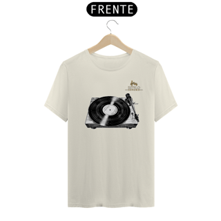 Nome do produtoCamiseta Premium Masculina Algodão Pima Estampada Musical Disco de Vinil - Estilo Sonoro