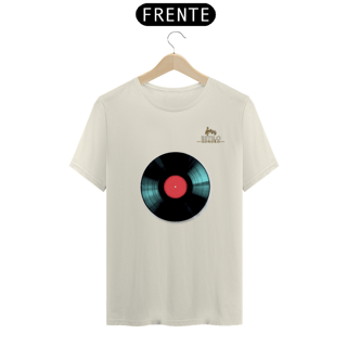Nome do produtoCamiseta Premium Masculina Algodão Pima Estampada Musical Disco de Vinil - Estilo Sonoro