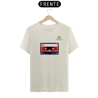 Nome do produtoCamiseta Premium Masculina Algodão Pima Estampada Musical Fita Cassete - Estilo Sonoro