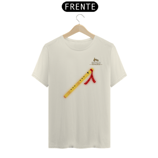 Nome do produtoCamiseta Premium Masculina Algodão Pima Estampada Musical Flauta - Estilo Sonoro