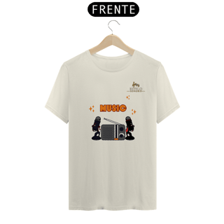 Nome do produtoCamiseta Premium Masculina Algodão Pima Estampada Musical Rádio Music - Estilo Sonoro