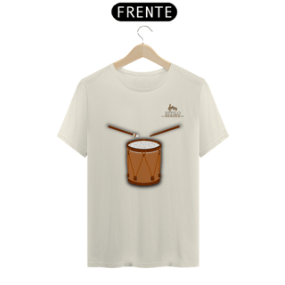 Nome do produtoCamiseta Premium Masculina Algodão Pima Estampada Musical Surdo - Estilo Sonoro