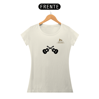 Nome do produtoCamiseta Premium Feminina Algodão Pima Estampada Musical Violão - Estilo Sonoro