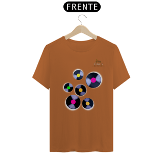Nome do produtoCamiseta Premium Masculina Algodão Pima Estampada Musical Disco de Vinil - Estilo Sonoro