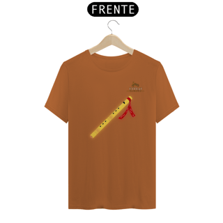 Nome do produtoCamiseta Premium Masculina Algodão Pima Estampada Musical Flauta - Estilo Sonoro